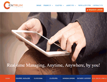 Tablet Screenshot of centruminnovations.com